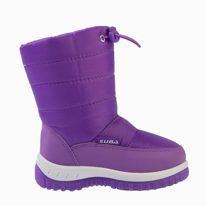 Дутики зимние детские Suba арт. B2210-5-29, цвет сиреневый, размер 29