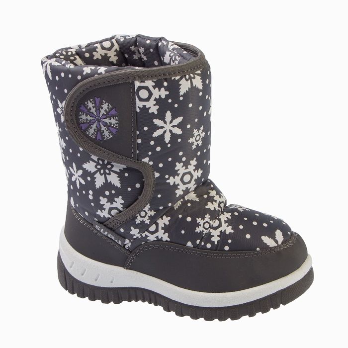 Дутики зимние детские Suba арт. B2200-3-28, цвет серый, размер 28