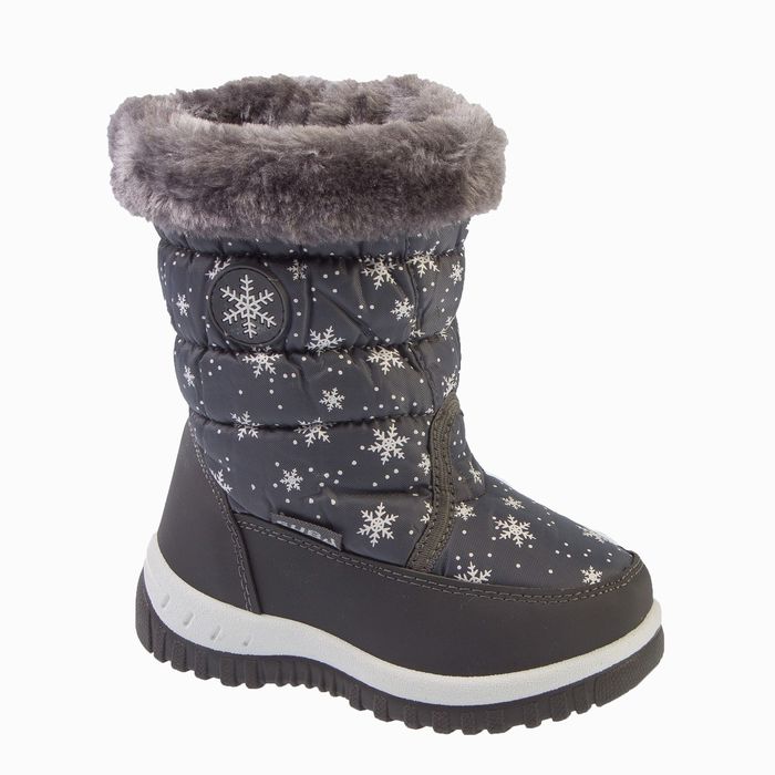 Дутики зимние детские Suba арт. B2206-3-26, цвет серый, размер 26