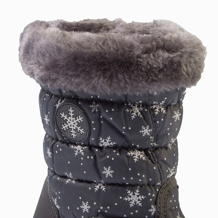 Дутики зимние детские Suba арт. B2206-3-28, цвет серый, размер 28