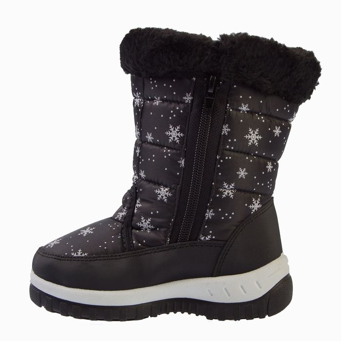 Дутики зимние детские Suba арт. B2206-1-27, цвет черный, размер 27