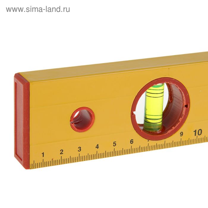 

Уровень алюминиевый Remocolor, "Yellow", 3 ампулы, 40 см