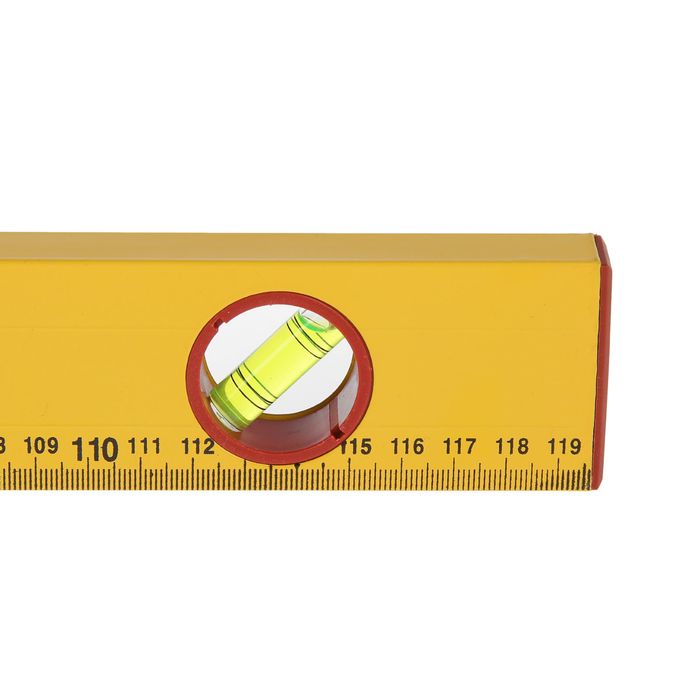 Уровень алюминиевый Hobbi, "Yellow", 3 ампулы, 120 см