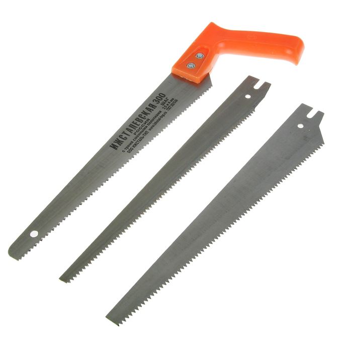 Пила универсальная, 3 сменных полотна