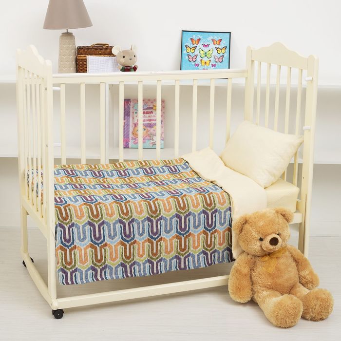 Покрывало гобеленовое "Этель" Серпантин 110х140 ± 2 см