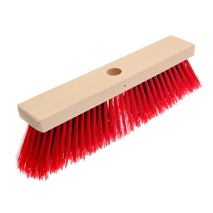 Щетка для подметания пола 28 см, шестирядная, без резьбы