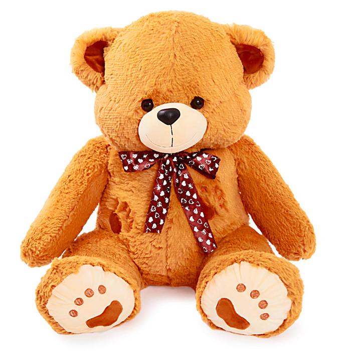 Мягкая игрушка "Медведь Френк", 90 см, цвет коричневый