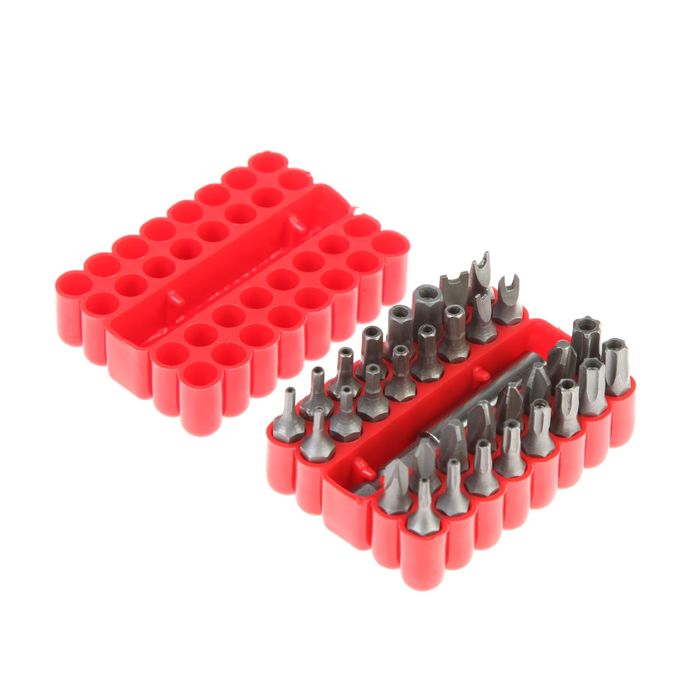 Набор бит FIT, 33 шт CrV