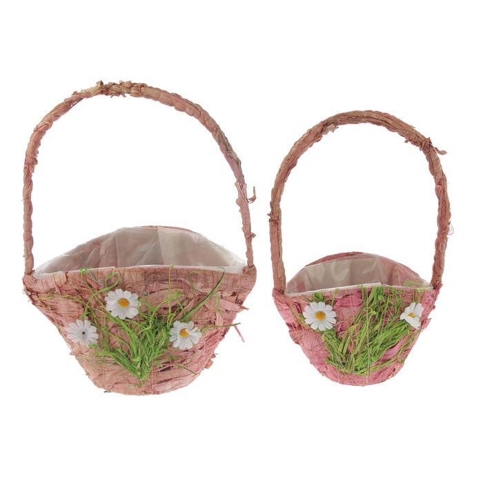 Набор кашпо «Летнее настроение», 2 шт.