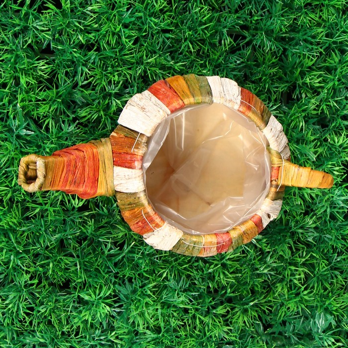 Кашпо «Чайник», D= 11 см, H= 9 см