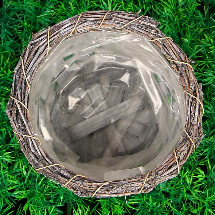 Кашпо «Линии», D= 16 см, H= 10 см