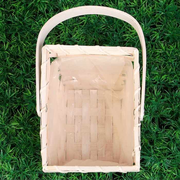 Кашпо «Корзинка», 16 ×12 см, H= 10 см