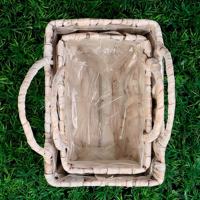 Набор кашпо «Корзинки», 2шт.