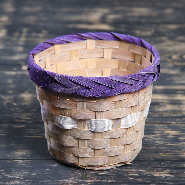 Кашпо «Ободок», D= 17 см, H= 14 см