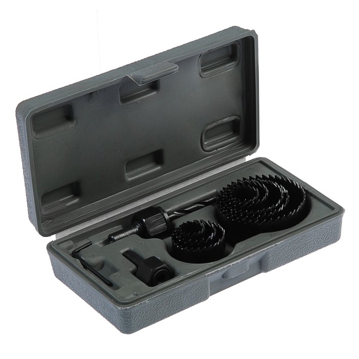 Набор кольцевых пил по дереву MATRIX, 19-64 мм, 11 предм.