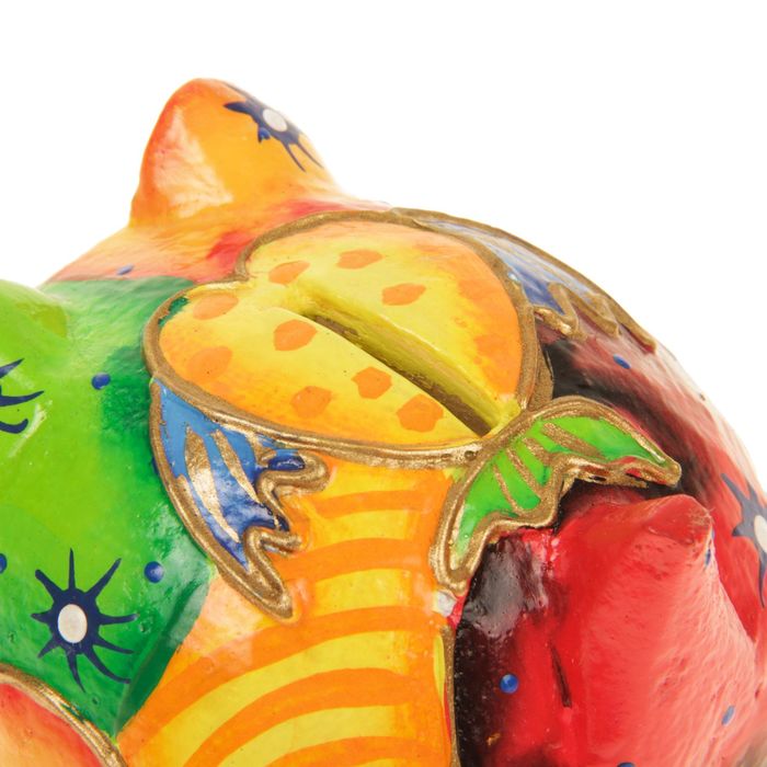 Сувенир дерево копилка "Свинка" 12х10х9 см