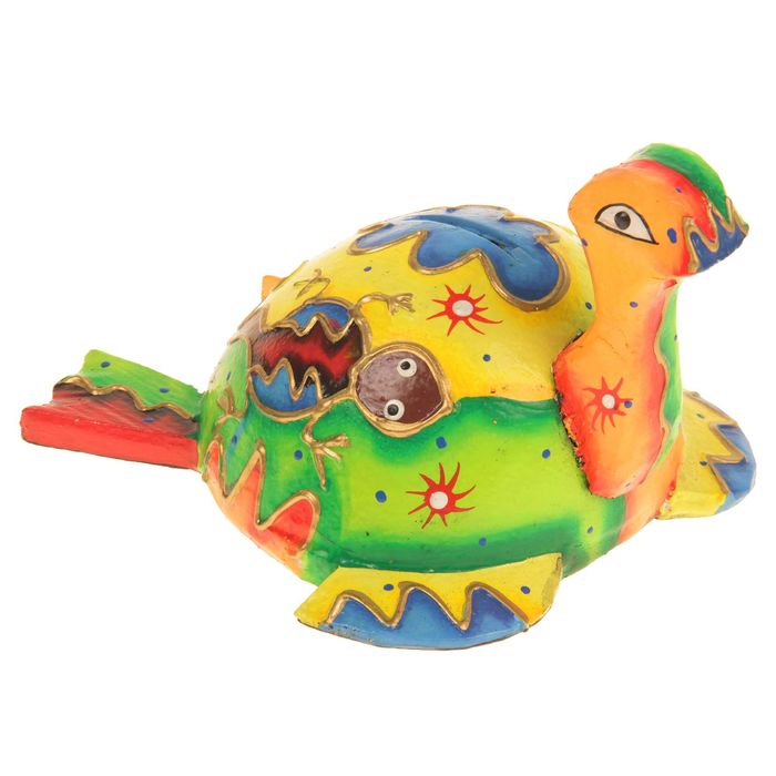 Сувенир дерево копилка "Черепашка" 17х16х12 см