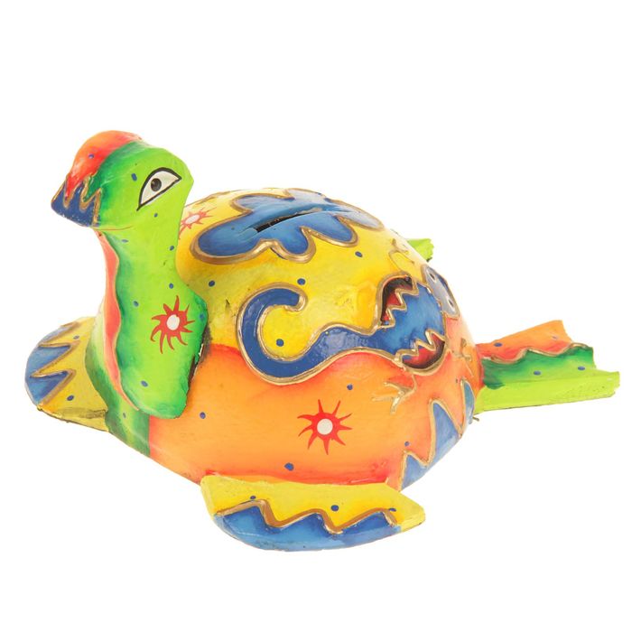 Сувенир дерево копилка "Черепашка" 17х16х12 см