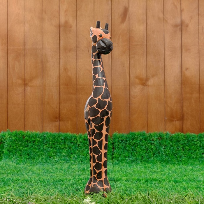 Сувенир дерево "Жираф Одиссей" 60х11х11 см