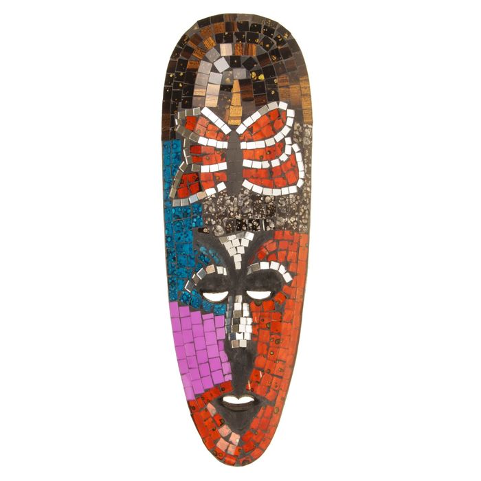 Маска настенная "Абориген бабочка" 50х16х2 см