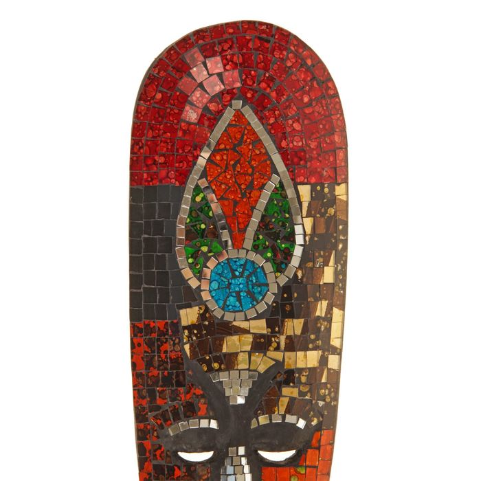 Маска настенная "Абориген птичка" 50х16х2 см