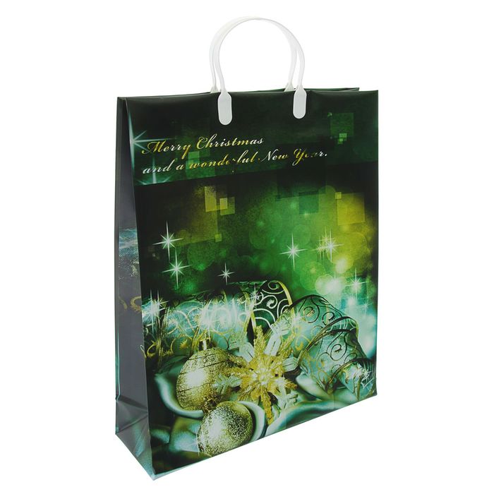 Пакет "Зимние фантазии", мягкий пластик, 42 х 32 см, 140 мкм