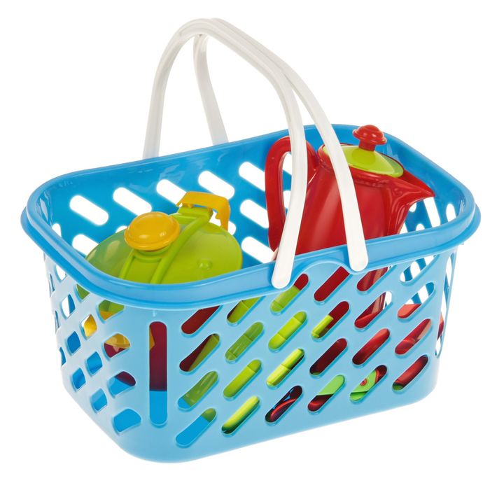 Посудка в корзинке МИКС