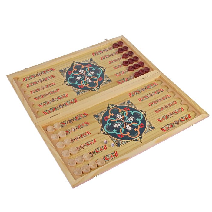 Нарды "Верный друг" (доска дерево 60х60 см)