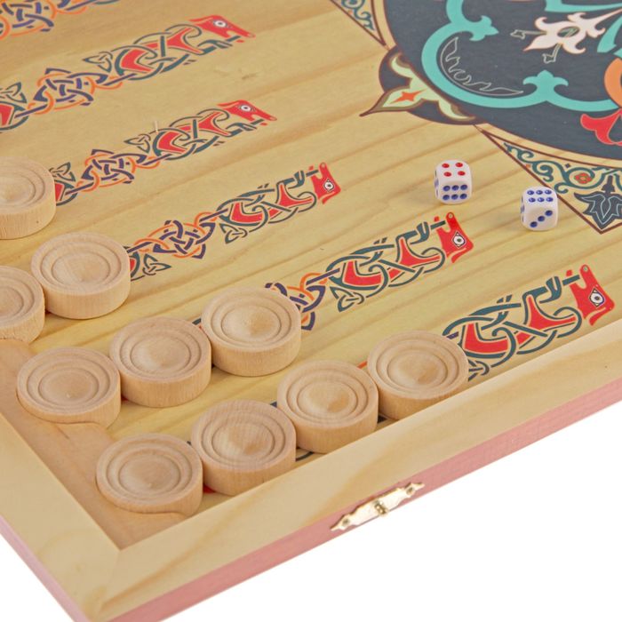 Нарды "Верный друг" (доска дерево 60х60 см)