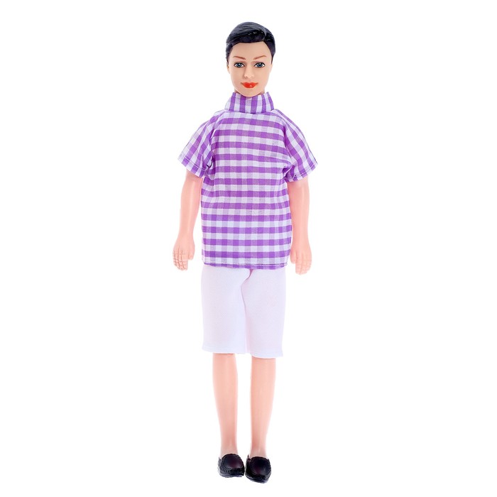 Кукла "Олег" рубашка в клеточку, МИКС