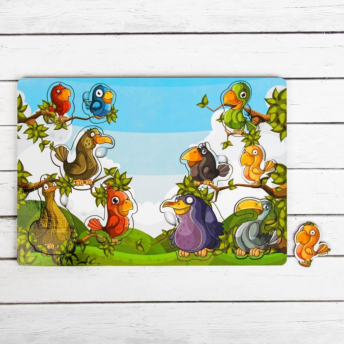 Рамка-вкладыш «Весёлые птахи»