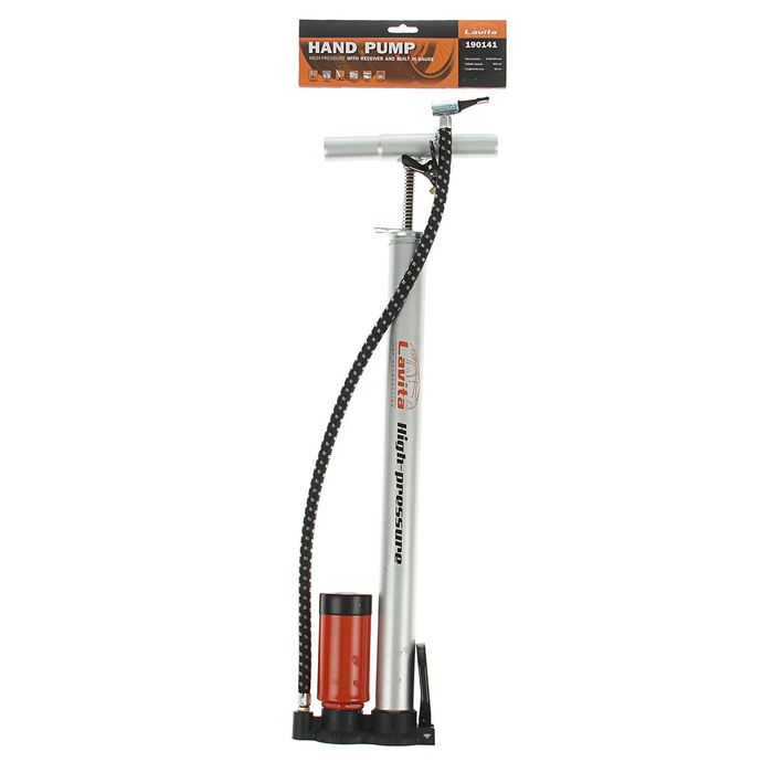 Насос ручной Lavita, универсальный, с манометром и рессивером