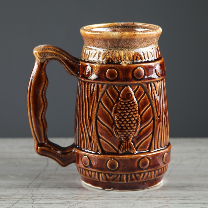 Кружка пивная "Казак", микс, 0,7 л