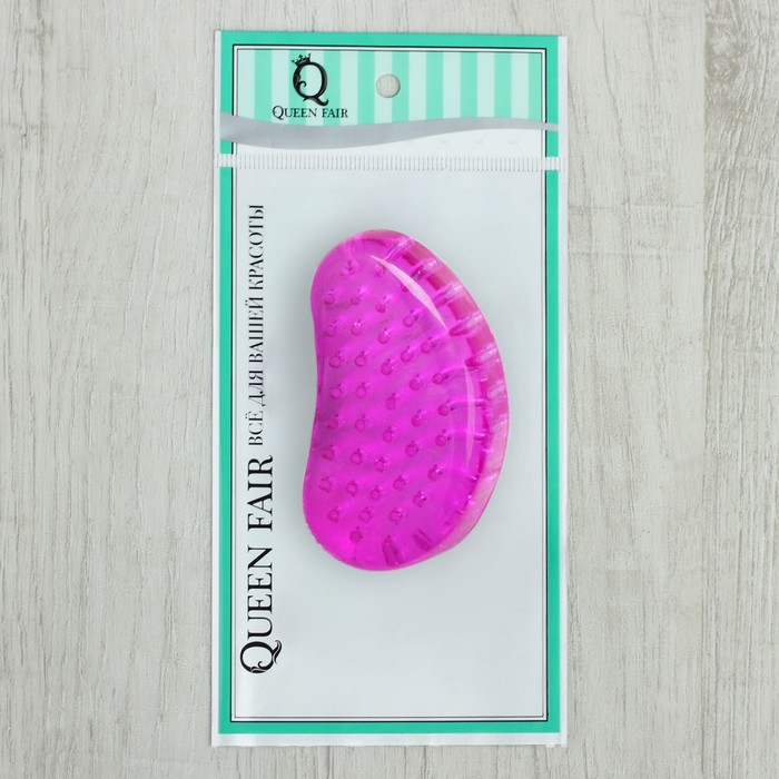 Щётка для маникюра и педикюра, 7,5*4см, цвет МИКС