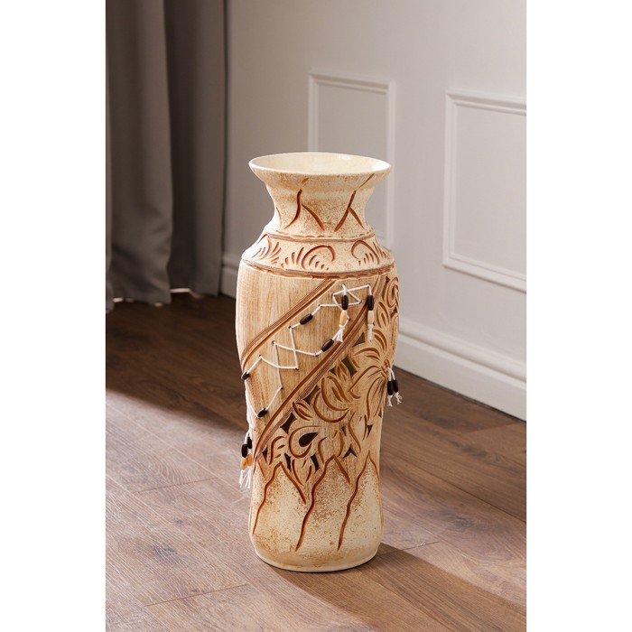 Ваза напольная "Весна" вязка, №2