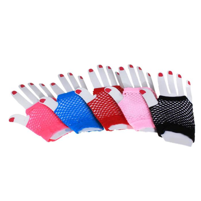 Карнавальные перчатки «Сеточка», набор 2 шт., цвета МИКС карнавальные перчатки сеточка набор 2 шт цвета микс