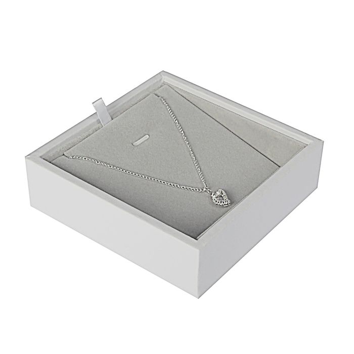 Подставка под кулон, цепь, 12*12*3, цвет серый