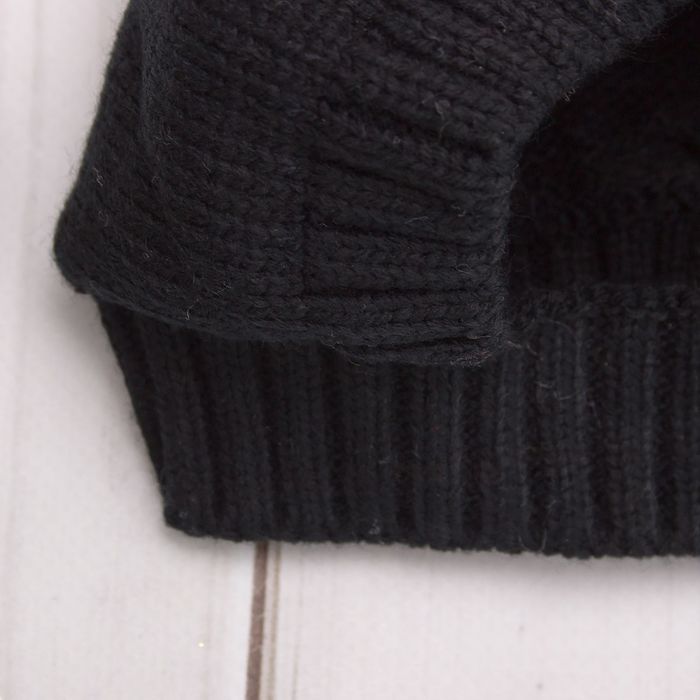 Шапка-шлем детская "Зайка", размер 46, цвет чёрный