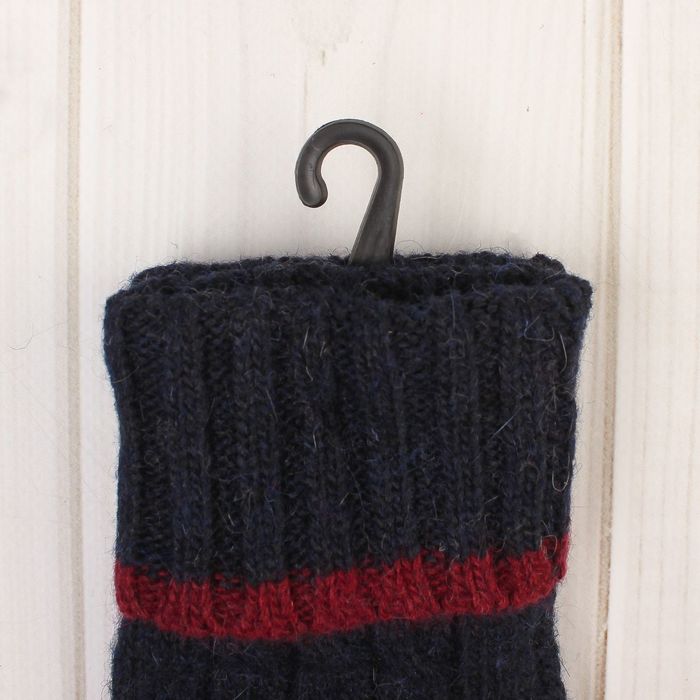 Перчатки женские "Далия", размер 16 (р-р произв. 8), цвет тёмно-синий