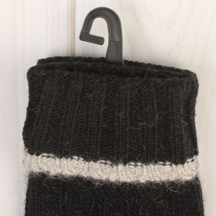 Перчатки женские "Далия", размер 16 (р-р произв. 8), цвет чёрный