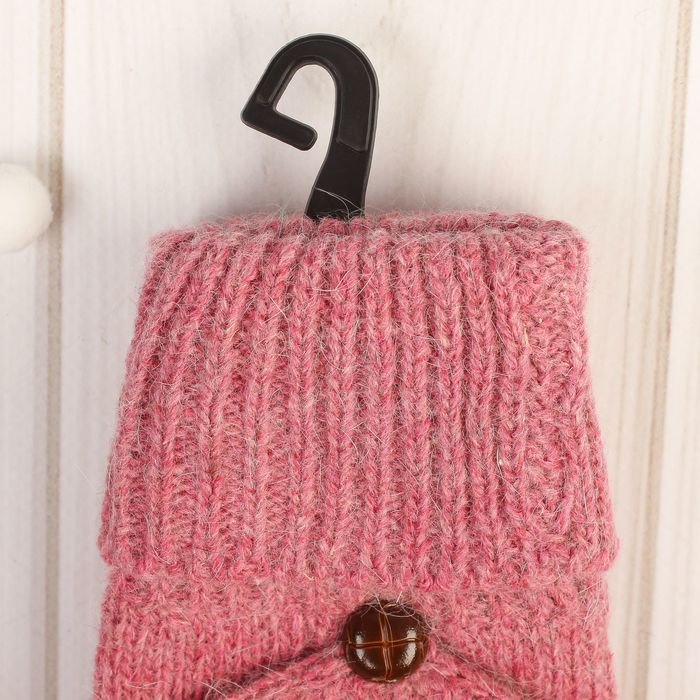 Митенки женские "Далия", размер 16 (р-р произв. 8), цвет розовый