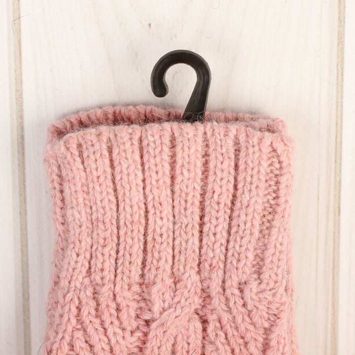 Митенки женские "Амалия", размер 16 (р-р произв. 8), цвет розовый