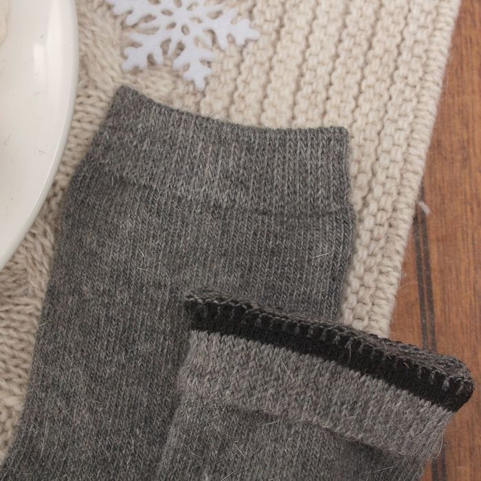 Носки десткие тёплые Collorista "Калейдоскоп", размер 12 (18-20), цвет серый