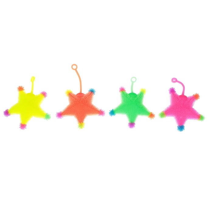 Ёжка "Звезда" световой, цвета МИКС