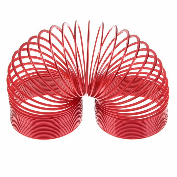 Пружинка-радуга, цвет красный