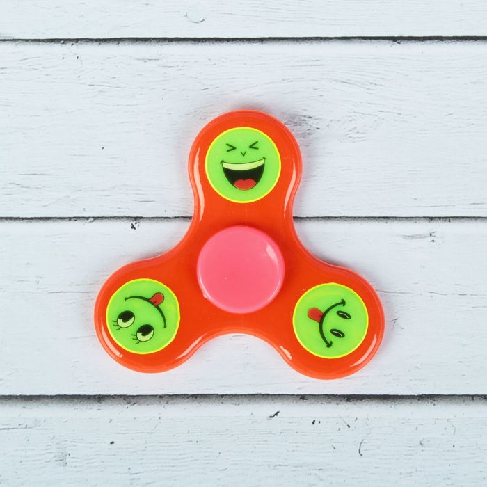 Спиннер "Смайл", цвета МИКС