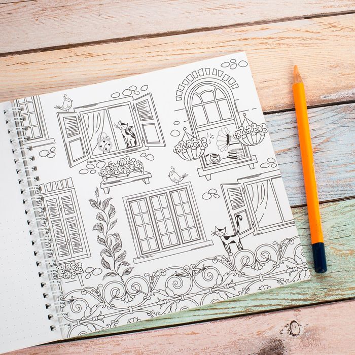 Смешбук на гребне "Жизнь меняется каждую минуту каждого дня", твёрдая обложка, 20 х 20 см, 40 листов