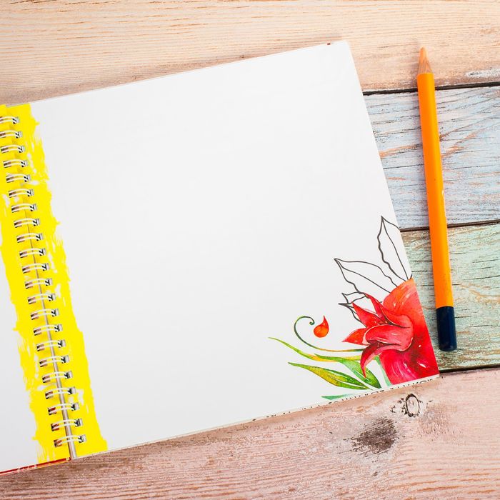 Смешбук на гребне "Кулинарная книга моих вкусных рецептов", твёрдая обложка, 20 х 20 см, 40 листов