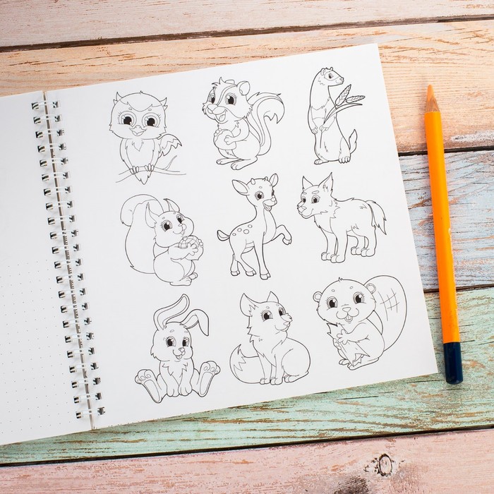 Смешбук на гребне "Лучшая в мире малышка", твёрдая обложка, 20 х 20 см, 40 листов