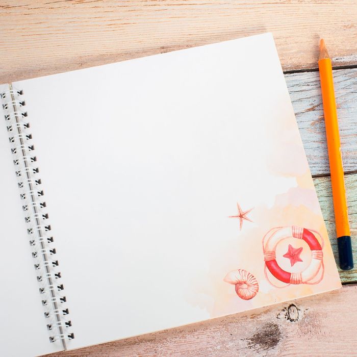 Смешбук на гребне "Собирай впечатления", твёрдая обложка, 20 х 20 см, 40 листов